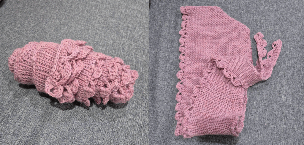 捲起來就像個可頌,成品展示